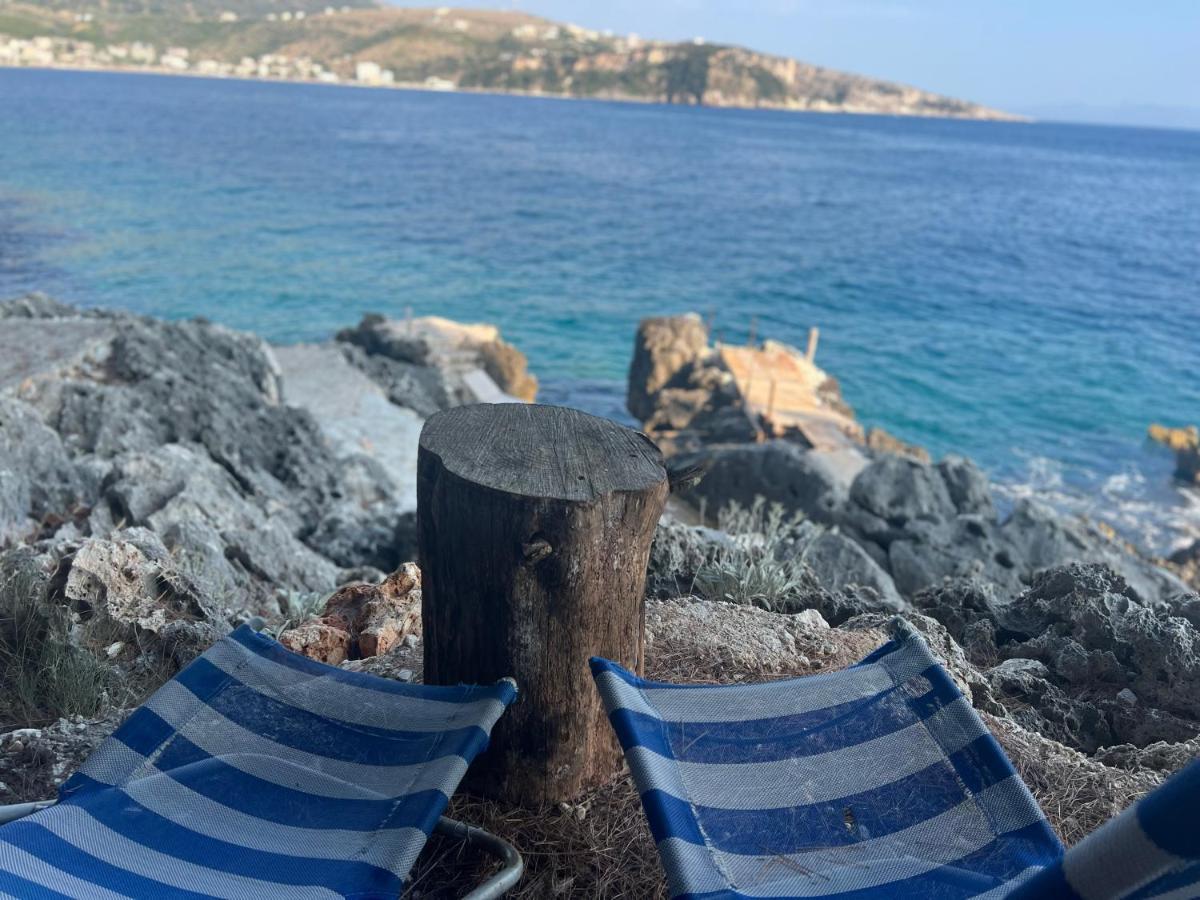 Hotel Pine Side Camp Himare Esterno foto